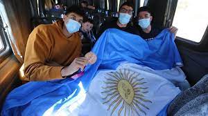 ¡Llegaron! Medallistas sanjuaninos a prueba de zonda y tierra